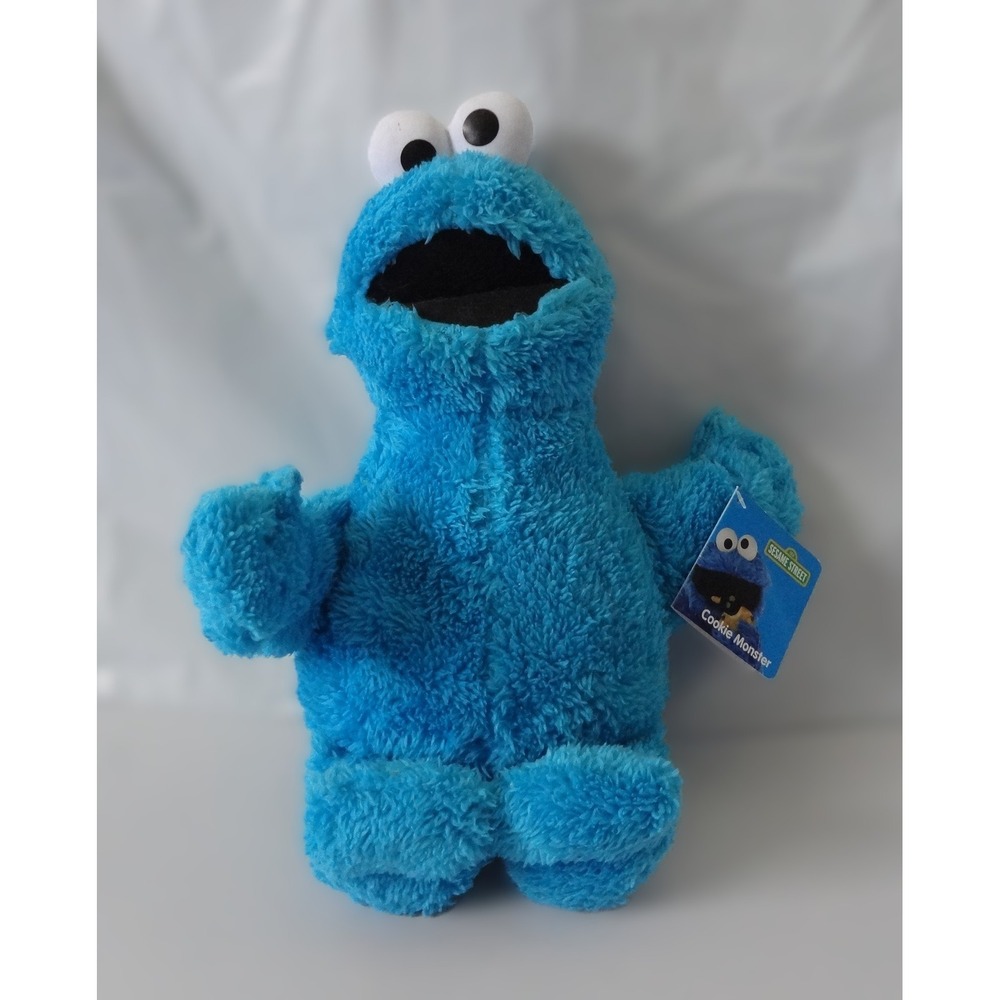 Sesame Street Cookie Monster Plush Stuffed Animal Toy New with Tags